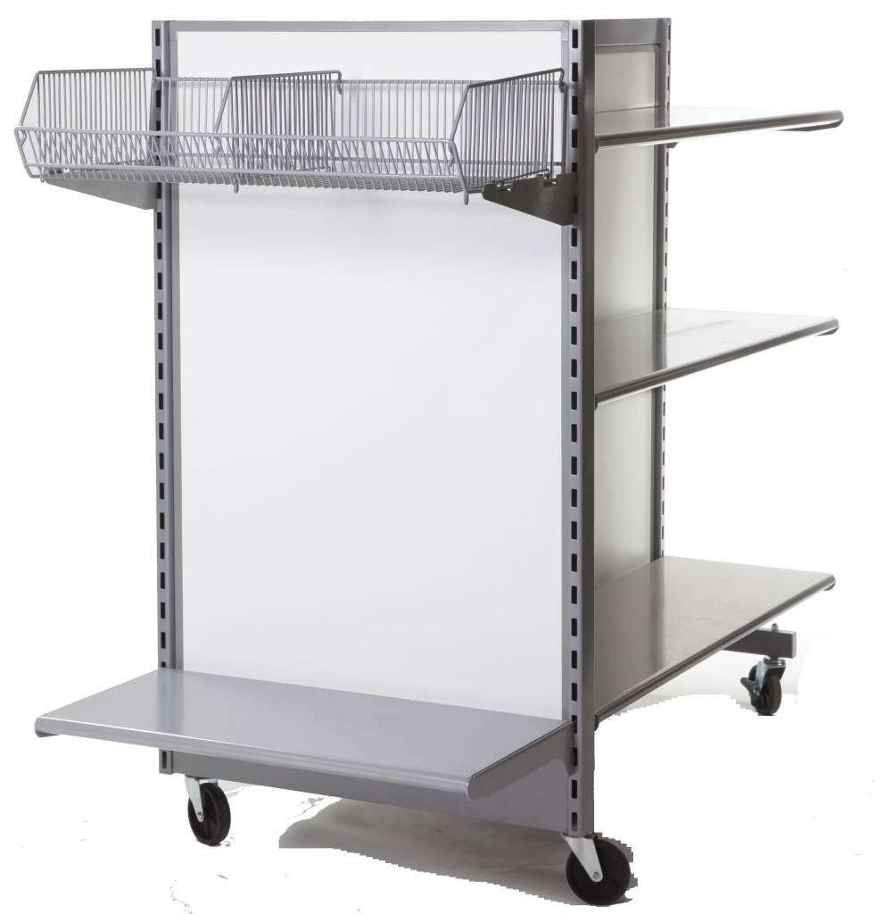 Unité de bout pour gondole - Gondole HD encoches 1" - 2"cc - Mobico Canada