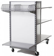 Unité de bout pour gondole - Gondole HD encoches 1" - 2"cc - Mobico Canada