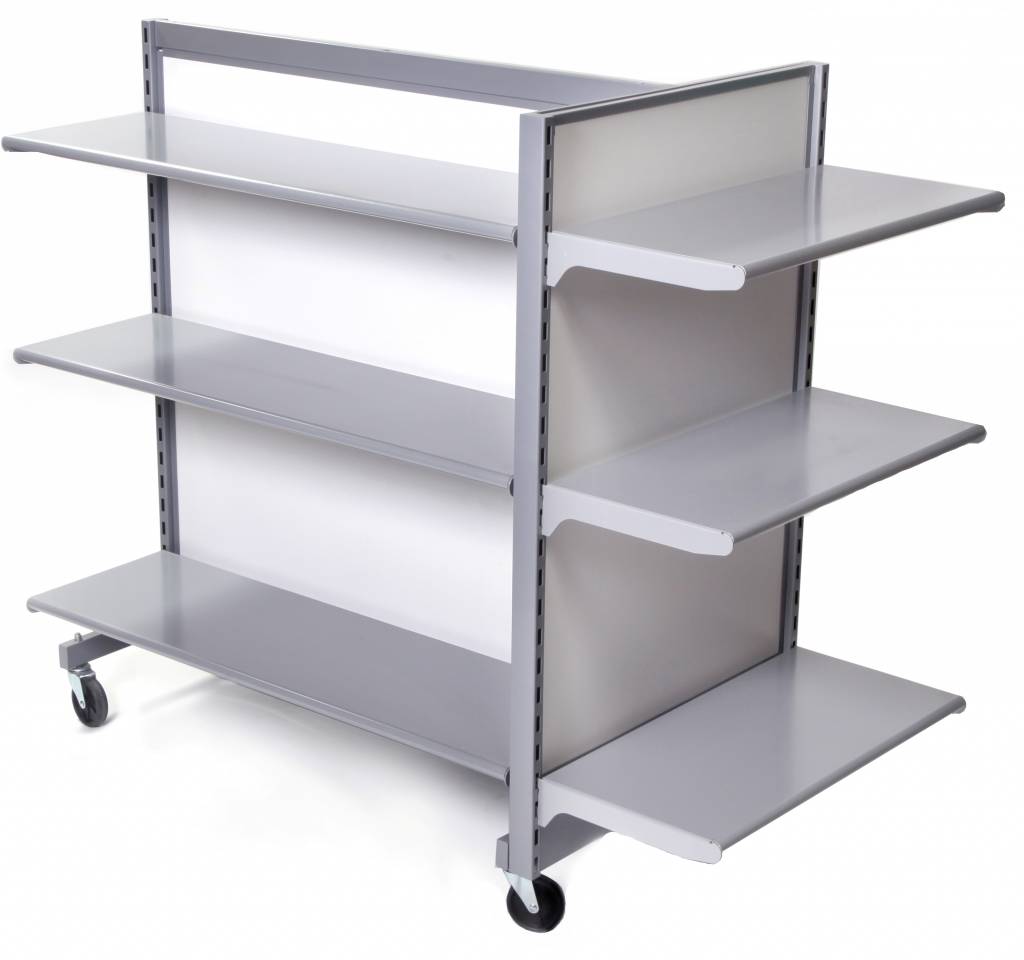 Unité de bout pour gondole - Gondole HD encoches 1" - 2"cc - Mobico Canada