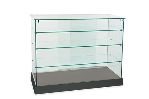 Comptoir vitré pleine vision verre sur verre - Comptoirs Vitrés - Mobico Canada