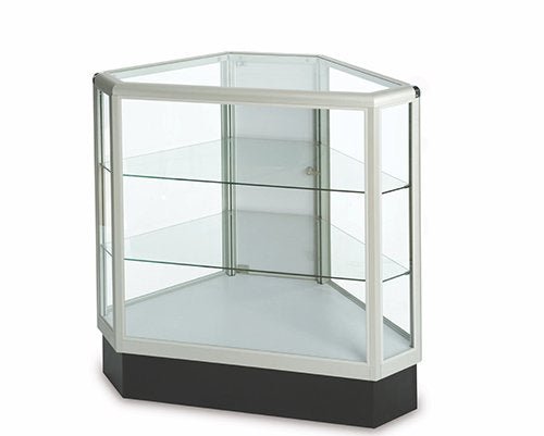 Comptoir vitré hexagonal pleine vision - Comptoirs Vitrés - Mobico Canada