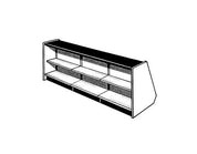 Comptoir modulaire 4’ à 14’, hauteur 37.5", base 14" - Comptoir de dépanneur - Mobico Canada