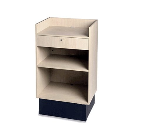 Comptoir caisse 24'' en mélamine - Comptoirs Vitrés - Mobico Canada