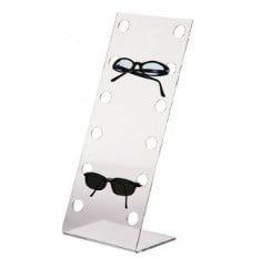 Présentoir de comptoir pour 6 paires de lunette en acrylique - Présentoir pour cartes de souhaits et lunettes - Mobico Canada