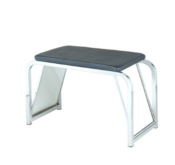 Banc pour chaussure avec miroir 30"L x 14" x 19"H - Présentoir et accessoire pour magasin de souliers - Mobico Canada