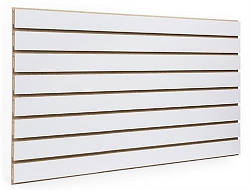 Panneaux rainuré 96"x 48''H rainuré sur le 96", blanc - Boutique de golf - Mobico Canada
