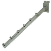 Cascade 16'' avec 6 boules, tube carré 3/4" pour slatwall - Boutique de golf - Mobico Canada