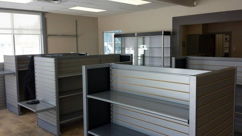 Unité de bout pour gondole - Gondole HD encoches 1" - 2"cc - Mobico Canada