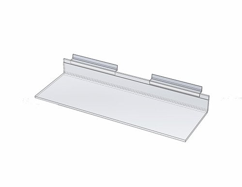 Tablette en acrylique droite pour panneau rainuré - Tablettes en acrylique - Mobico Canada