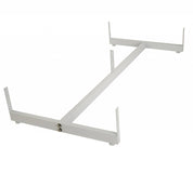 Base 24" x 48" en H pour 4 grilles ou slatgrilles de 24”L - Base, connecteur & support mural - Mobico Canada