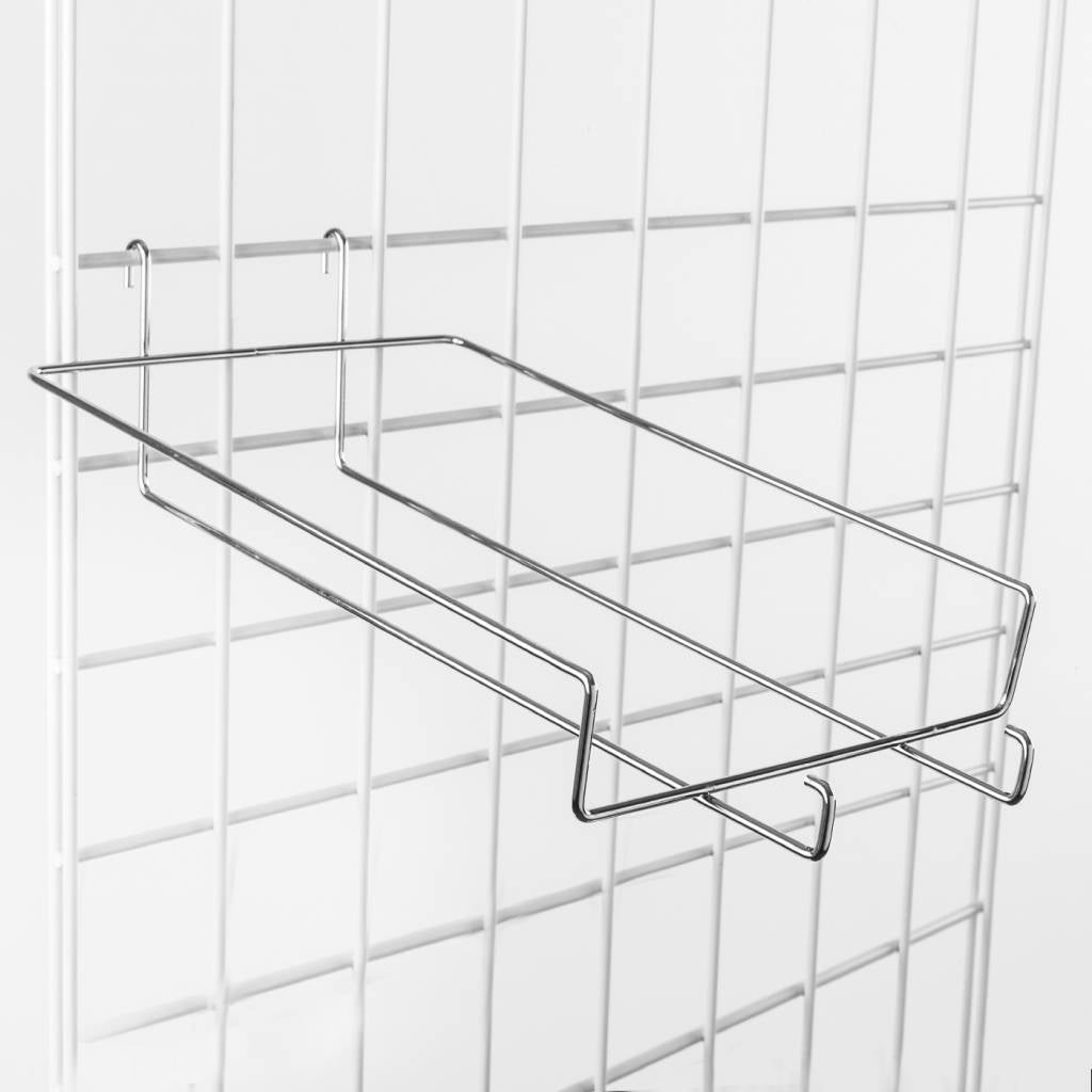 Tablette broche pour 6 casquettes 8.5" x 14"pour grille - Accessoires pour grille - Mobico Canada