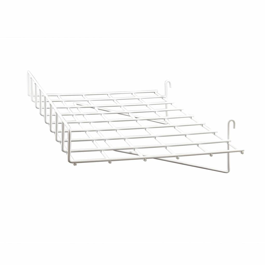 Tablette broche droite 24" x 15" avec rebord de 3" pour grille - Tablette - Mobico Canada