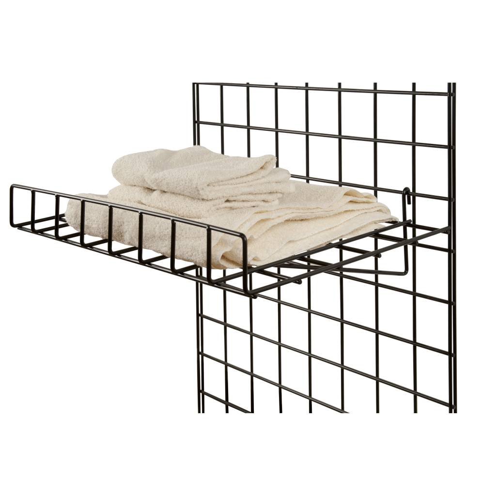Tablette broche droite 24" x 15" avec rebord de 3" pour grille - Tablette - Mobico Canada