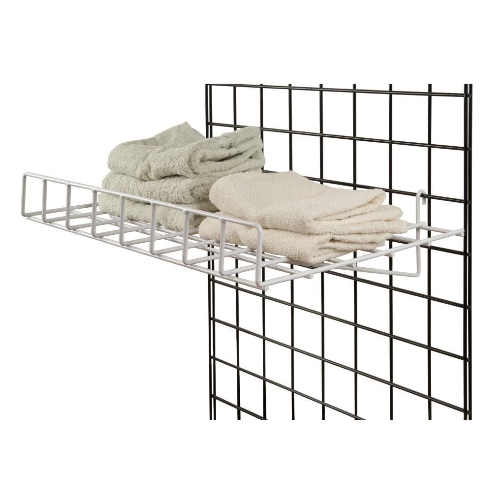 Tablette broche droite 24" x 15" avec rebord de 3" pour grille - Tablette - Mobico Canada