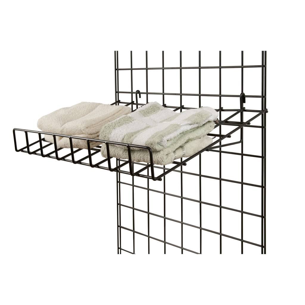 Tablette broche inclinée 24" x 15" rebord 3" pour grille - Tablette - Mobico Canada