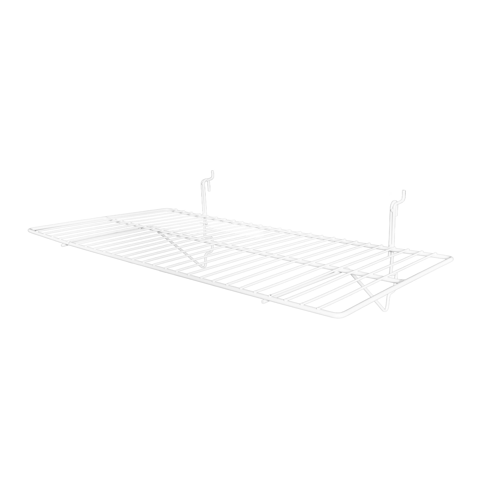 Tablette broche droite 23.5" x 12" pour grille - Présentoirs pour vos événements - Mobico inc.