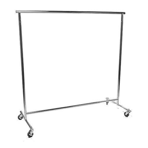 Porte vêtement non ajustable sur roue 60” x 24” x 60”H - Présentoirs pour vos événements - Mobico Canada