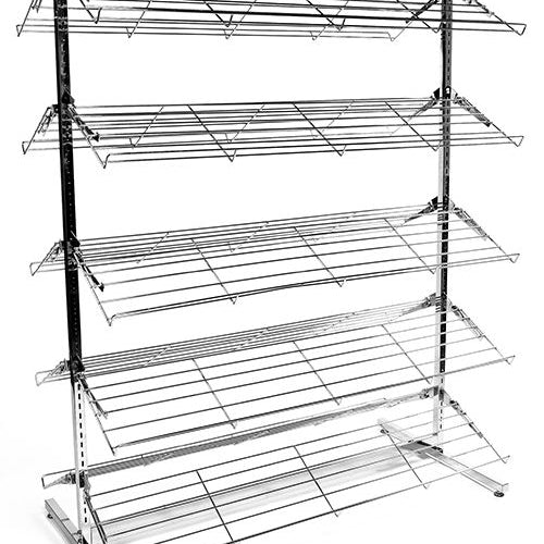 Présentoir double à souliers - Présentoirs d'accessoires mode - Mobico Canada