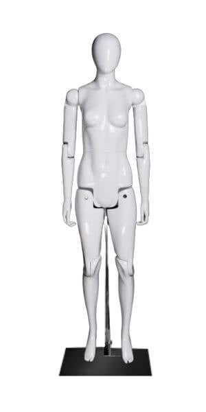 Mannequin Articulé en fibre de verre - Mannequin femme - Mobico Canada