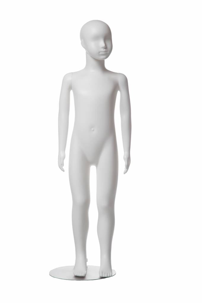 Mannequins enfant plastique 3 - 4 ans blanc 43 - 1/4"H - Mannequin enfant - Mobico Canada