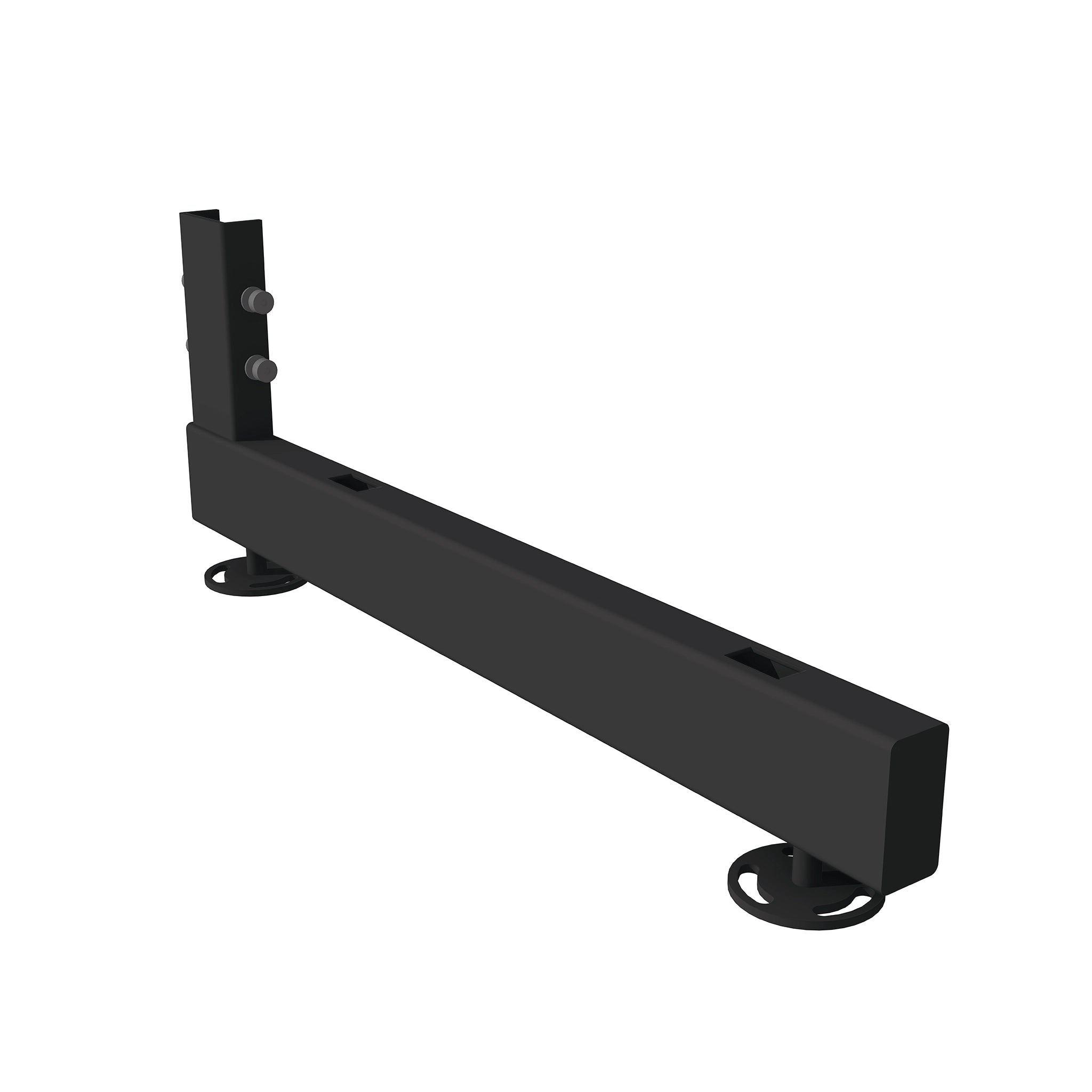 Pied en L avec niveleurs pour murale ou bout d’îlot - Système HD Robuste - Mobico inc.