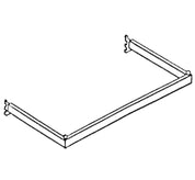 Barre en U 24"/36" ou 48", encoches 1/2" - 1"cc - Système régulier, encoches 1/2" - 1"cc - Mobico Canada