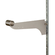 Support 12” pour pôle ronde 1 - 1/4" & 1 - 5/16" - Système régulier, encoches 1/2" - 1"cc - Mobico Canada