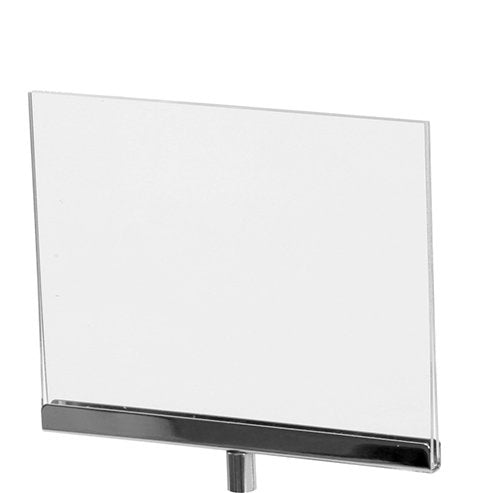 Porte - affiche horizontal en acrylique 7” x 5.5” H - Porte - affiche pour penderie - Mobico Canada