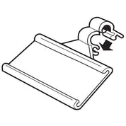 Porte - prix pour fil métallique 2"x 1 - 1/4"H - Porte - prix & solution d'accrochage - Mobico Canada