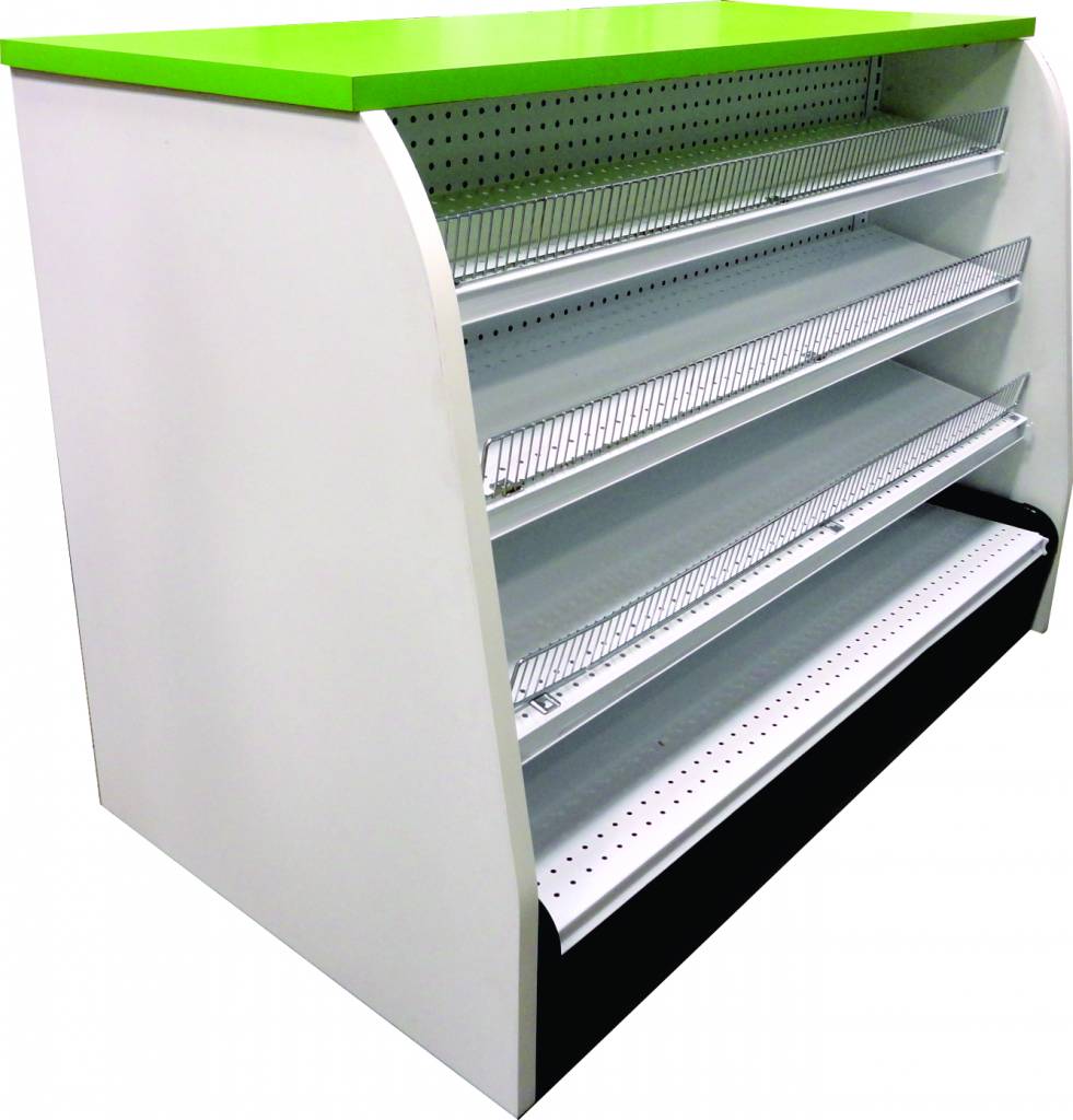 Comptoir modulaire 4’ à 14’, hauteur 37.5", base 14" - Comptoir de dépanneur - Mobico Canada