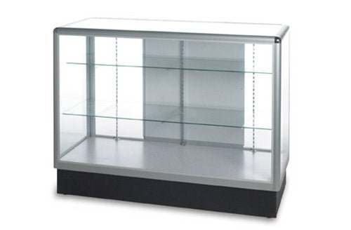 Comptoir vitré pleine vision aluminium - Comptoirs Vitrés - Mobico Canada