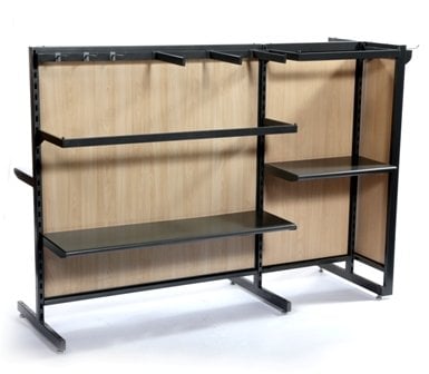 Poteau de centre pour gondole - Gondole HD encoches 1" - 2"cc - Mobico Canada