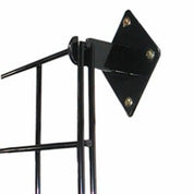 Support mural 3” pour grille et slatgrille - Base, connecteur & support mural - Mobico Canada
