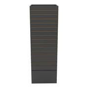 Tour pivotante en slatwall 16''x 16''x 60''H blanc, érable ou noire - Pharmacie - Mobico Canada