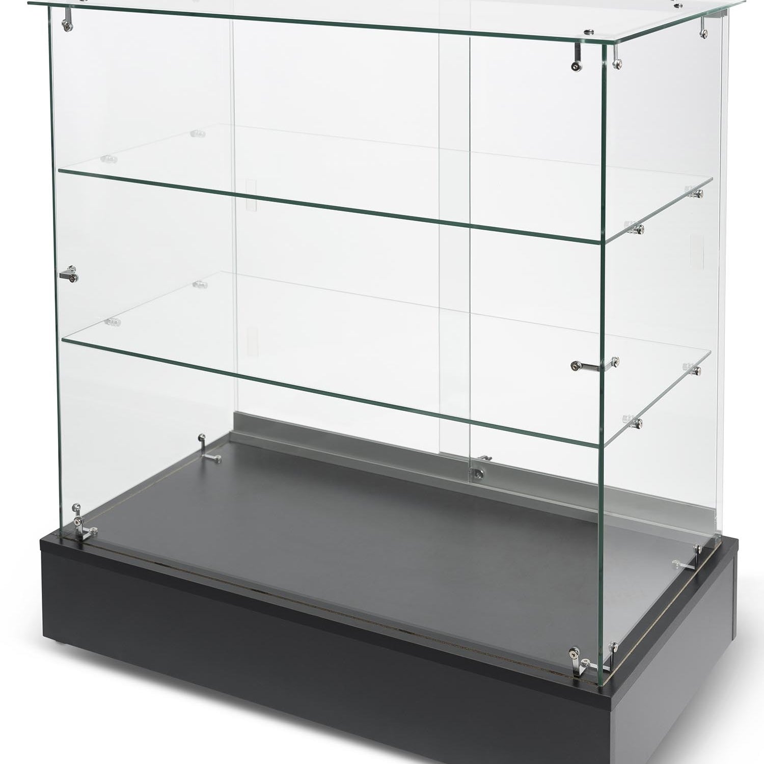 Vitrine verre sur verre économique - 36"x20"x38" - Comptoirs Vitrés - Mobico Canada
