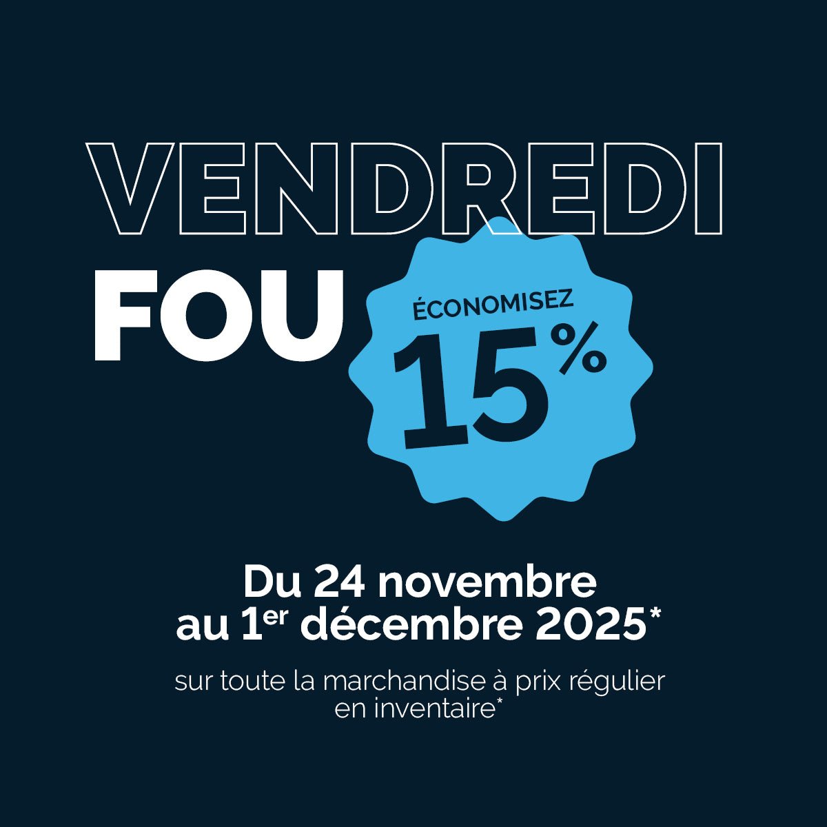 Les soldes du vendredi fou
