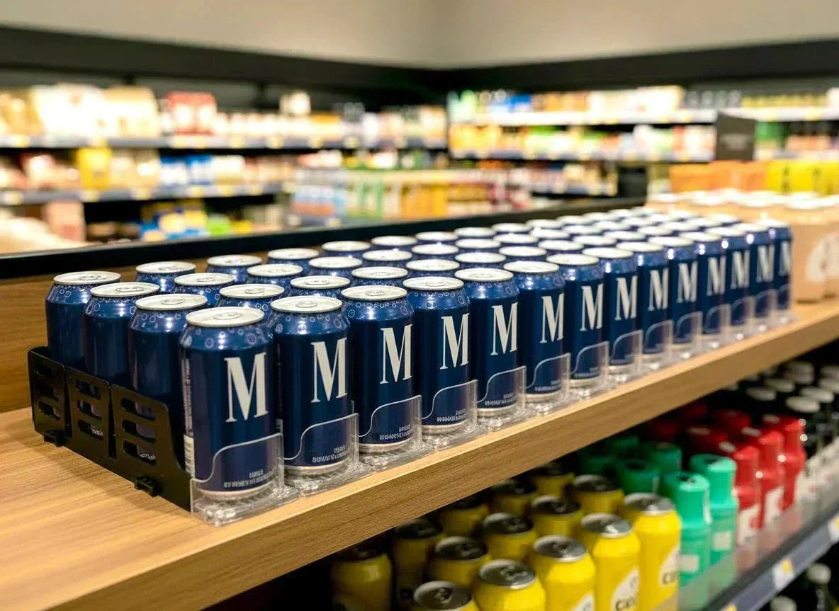 Nouveaux distributeurs poussoirs à cannettes