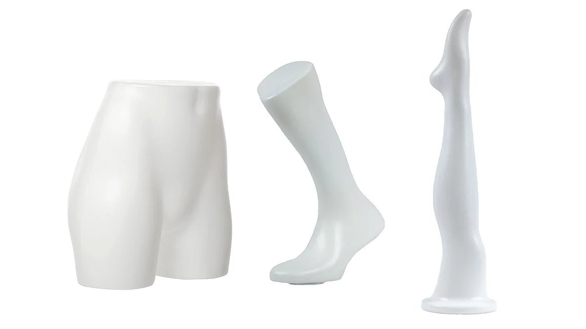 Toecutter Mannequin Foot, Hand, Leg & Hip Mannequin Displays – Mobico inc.