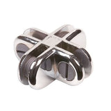 4 way metal cube connector