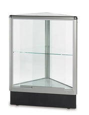 Comptoir vitré en coin aluminium - Comptoirs Vitrés - Mobico Canada