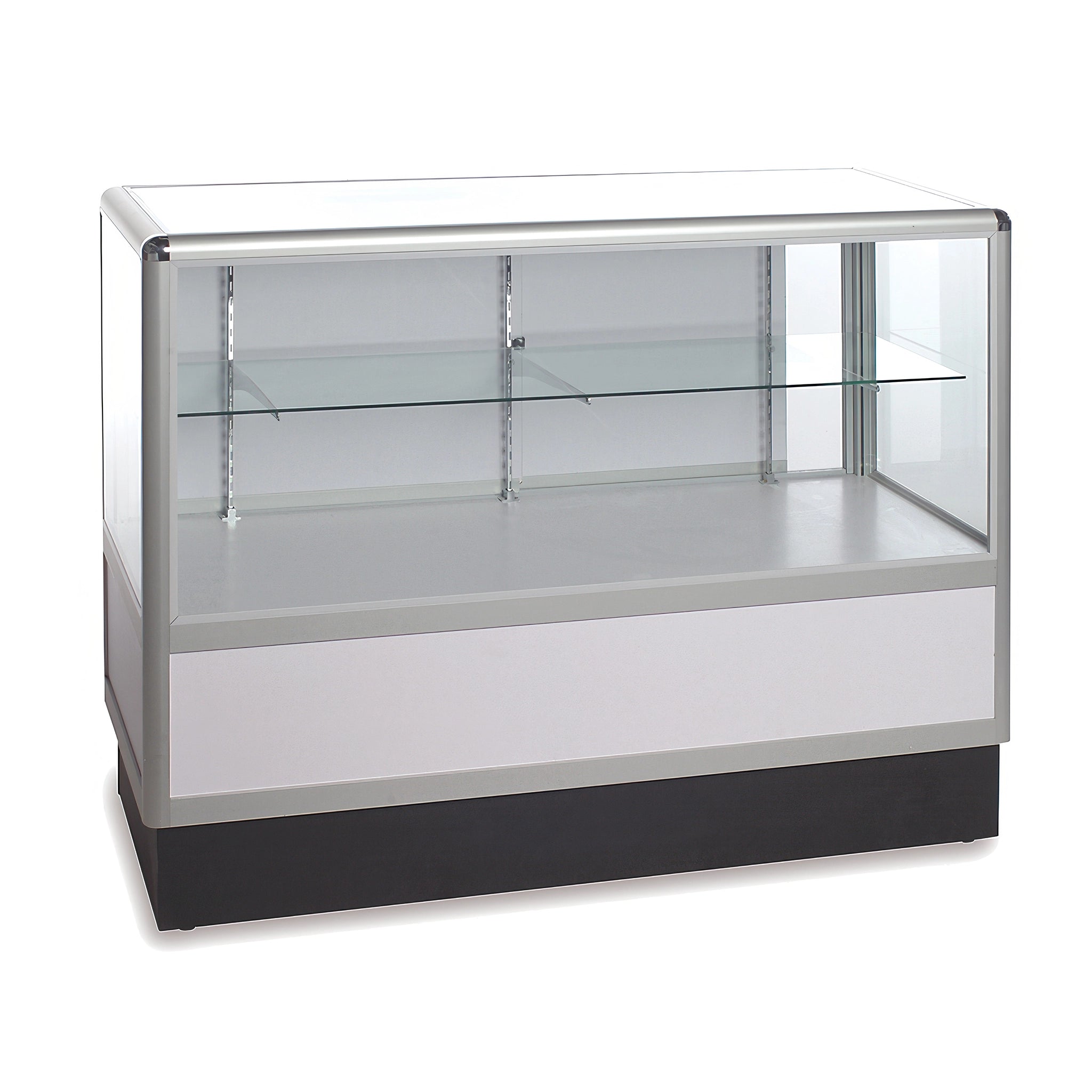 3 vision avec structure en aluminium - Comptoirs Vitrés - Mobico inc.