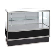 Comptoir vitré 2/3 vision avec structure en aluminium - Comptoirs Vitrés - Mobico inc.