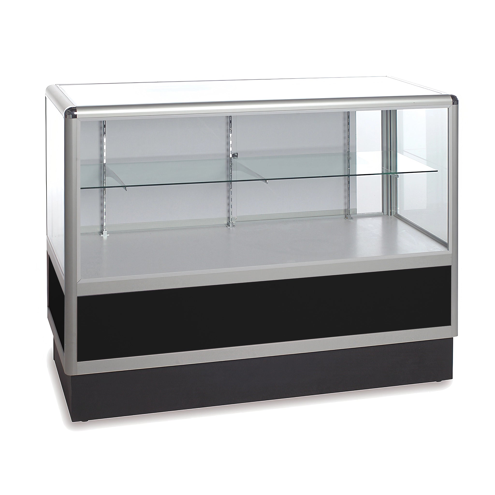 3 vision avec structure en aluminium - Comptoirs Vitrés - Mobico inc.