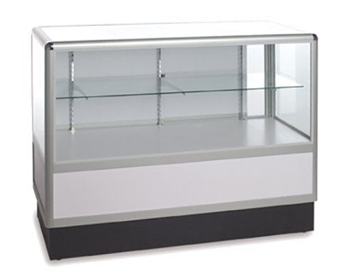 Comptoir vitré 2/3 vision aluminium - Comptoirs Vitrés - Mobico Canada