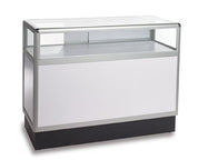 Comptoir vitré 1/3 vision aluminium - Comptoirs Vitrés - Mobico Canada