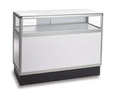 Comptoir vitré 1/3 vision aluminium