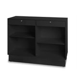 Comptoir de service en mélamine avec tiroirs verrouillables 48"