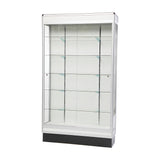 Vitrine murale avec structure en aluminium 84"