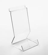 Acrylique book holder 4''W x 3-3/4''D x 7-1/2''H, acrylic, 2" opening