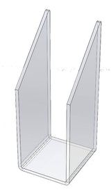 Pencil divider 2-1/8"W x 2-1/4"D x 5-1/2"H, acrylic